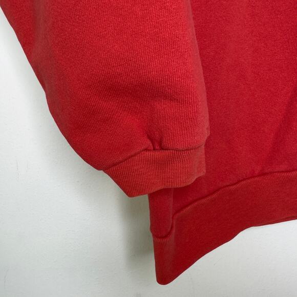 Vintage Guess Georges Marciano Women's Large Red Sweatshirt Crewneck Logo 90s - Picture 5 of 9